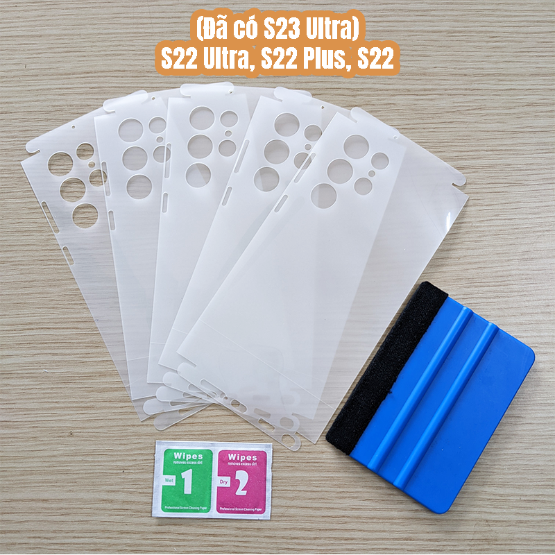 Miếng dán ppf full lưng viền samsung galaxy s22 ultra, s22 plus, s22, s23 ultra