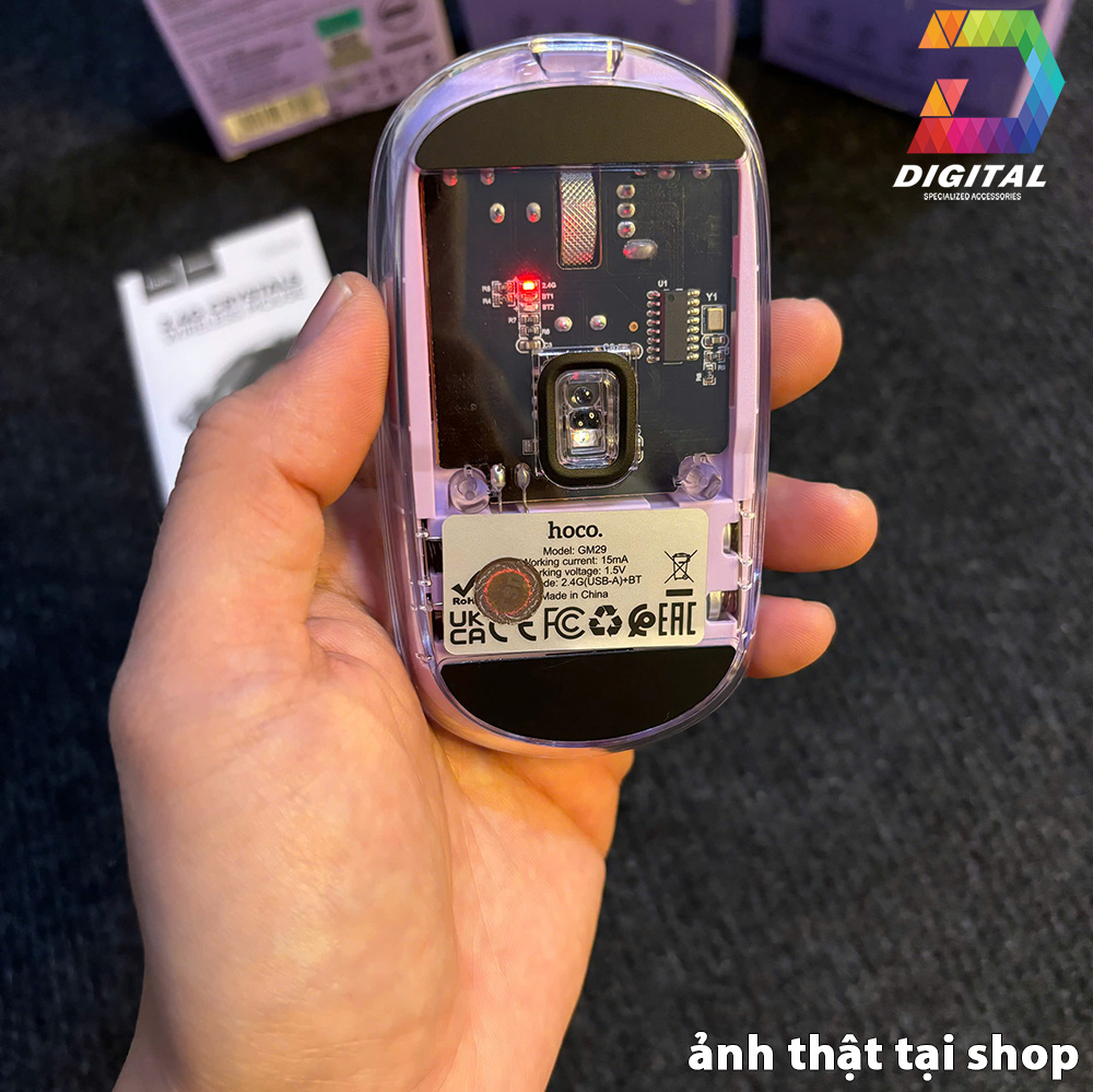 Chuột Không Dây Bluetooth & Wireless Hoco GM29 Chính Hãng
