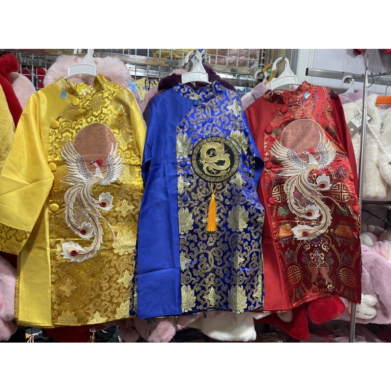 Áo dài cách tân size đại 30-42kg cho bé trai