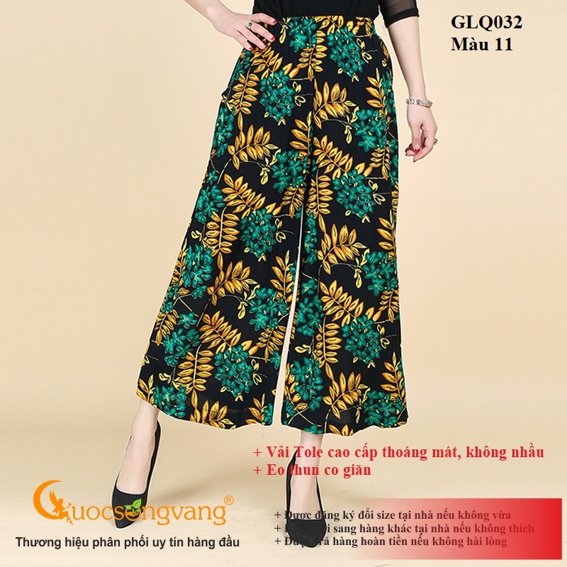 Quần kiểu nữ quần cullottes ống rộng GLQ032 Cuocsongvang