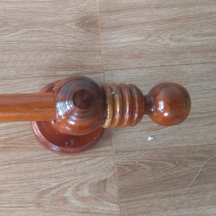 Thanh treo rèm màn cửa gỗ 3.2m đủ phụ kiện