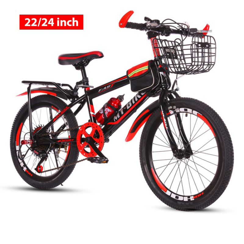 Mua Xe đạp trẻ em,xe đạp thể thao cho trẻ em Size 22-24 inch phù hợp từ 9-17 tuổi (Đỏ, Xanh)