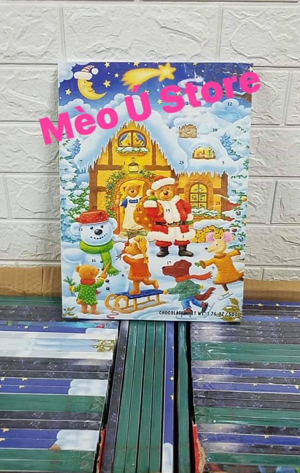 [HCM]KẸO SOCOLA ADVENTCALENDER 24 VIÊN