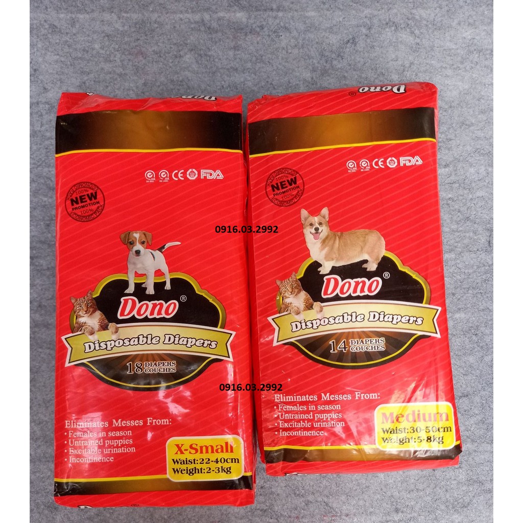 Bỉm Chó Cái Dono - M14 miếng