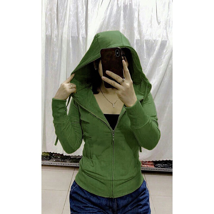 [HCM]Áo Khoác Nữ Nón Trùm Cao Cấp Thời Trang