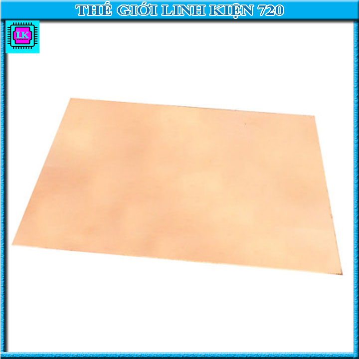 Phíp đồng thủy tinh 1 Mặt 10x20Cm 1.6mm