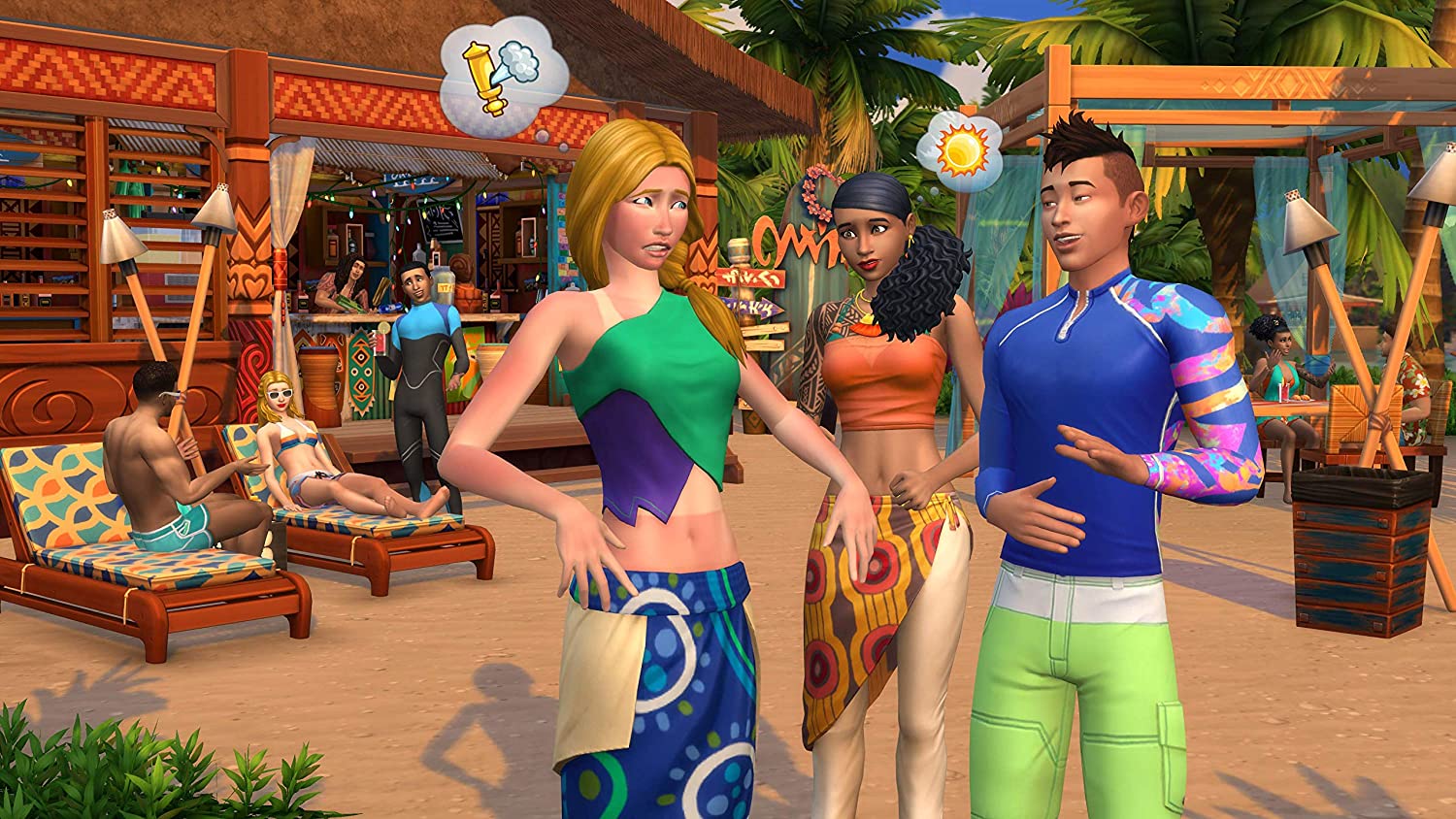 Đĩa Game PS4 - The Sims 4 Plus Island Living Bundle Hệ US