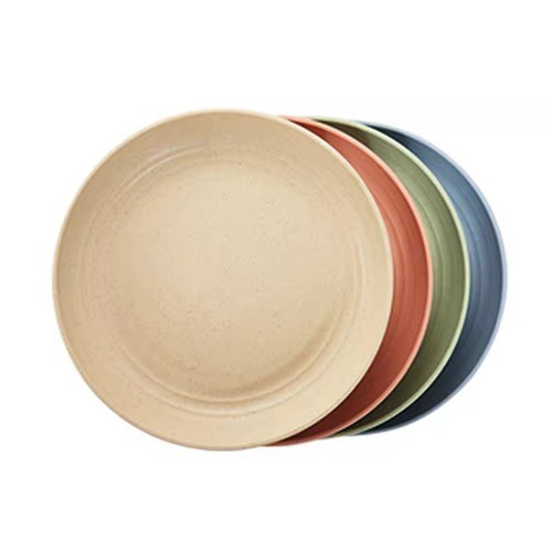 GIÁ 1 CHIẾC- Đĩa lúa mạch size 15cm- Đĩa đựng đồ ăn-Đĩa Lúa Mạch Chữ Nhật, Đựng Hoa Quả, Thức Ăn Đa Năng Nhiều Màu Xinh Xắn