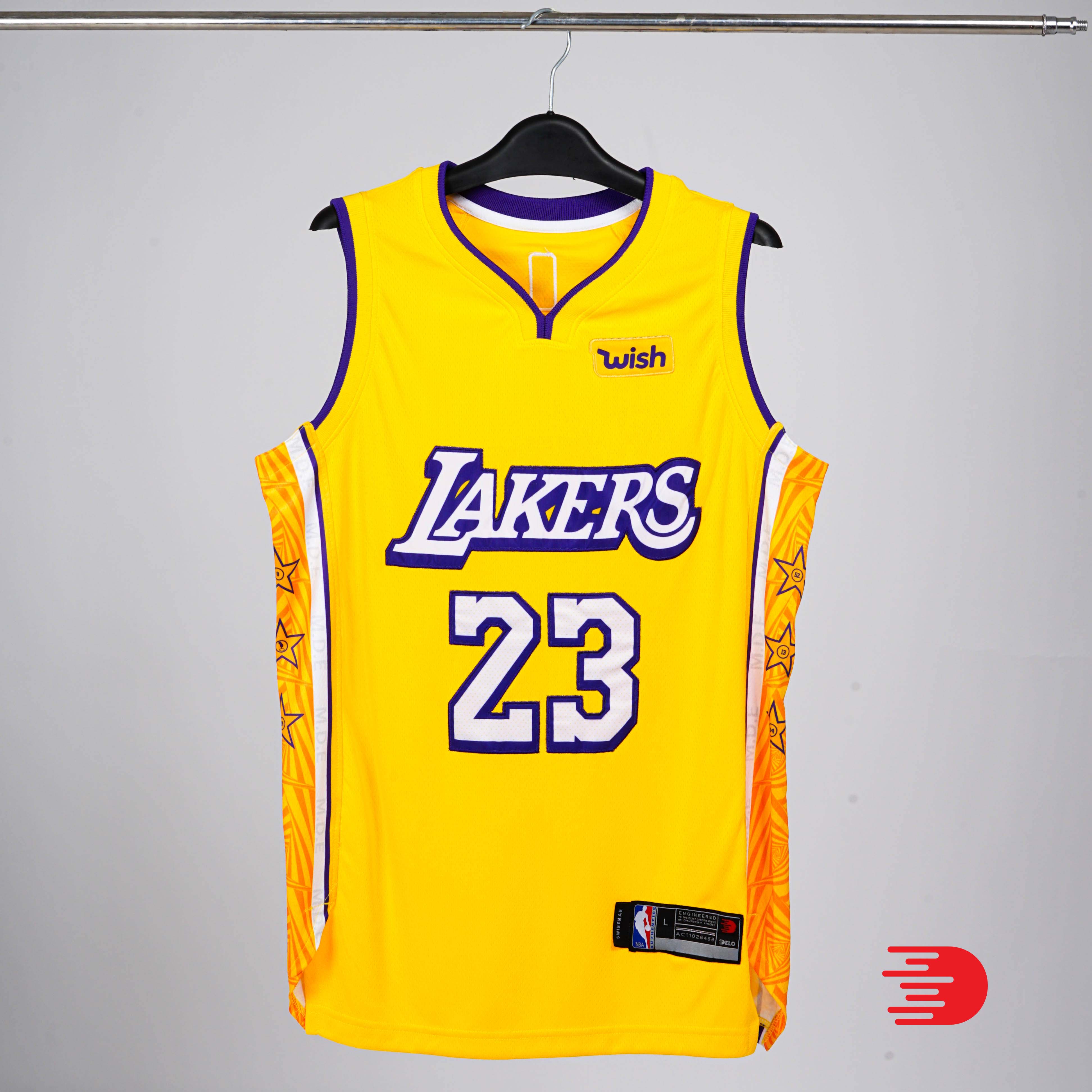 Đồ bóng rổ Actee LA Lakers màu Vàng