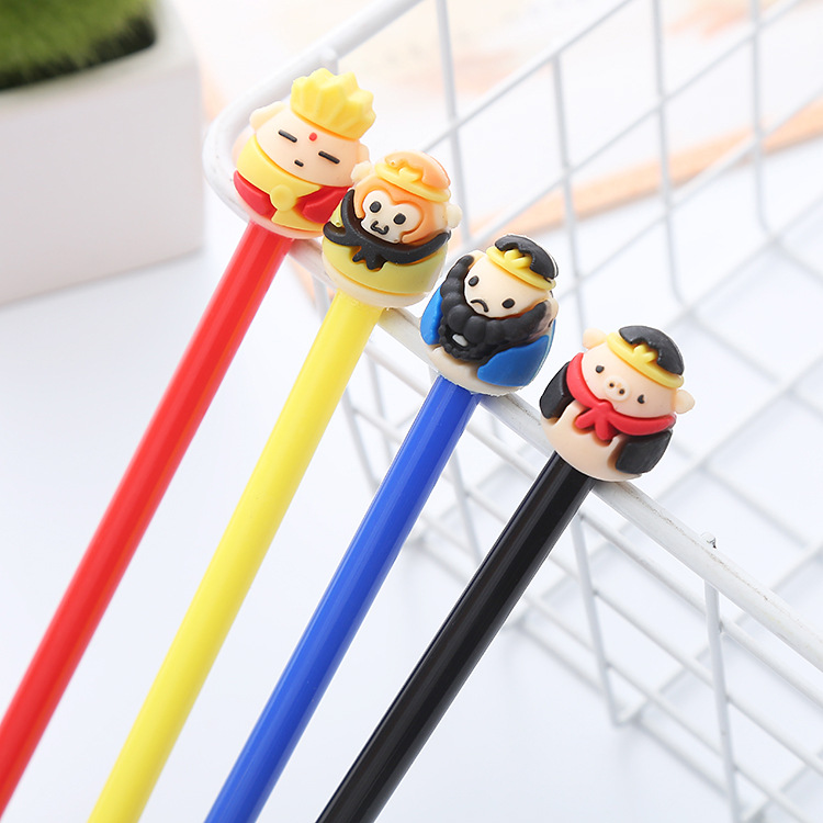 Bút nước gel đen 4 thầy trò đường tăng cute