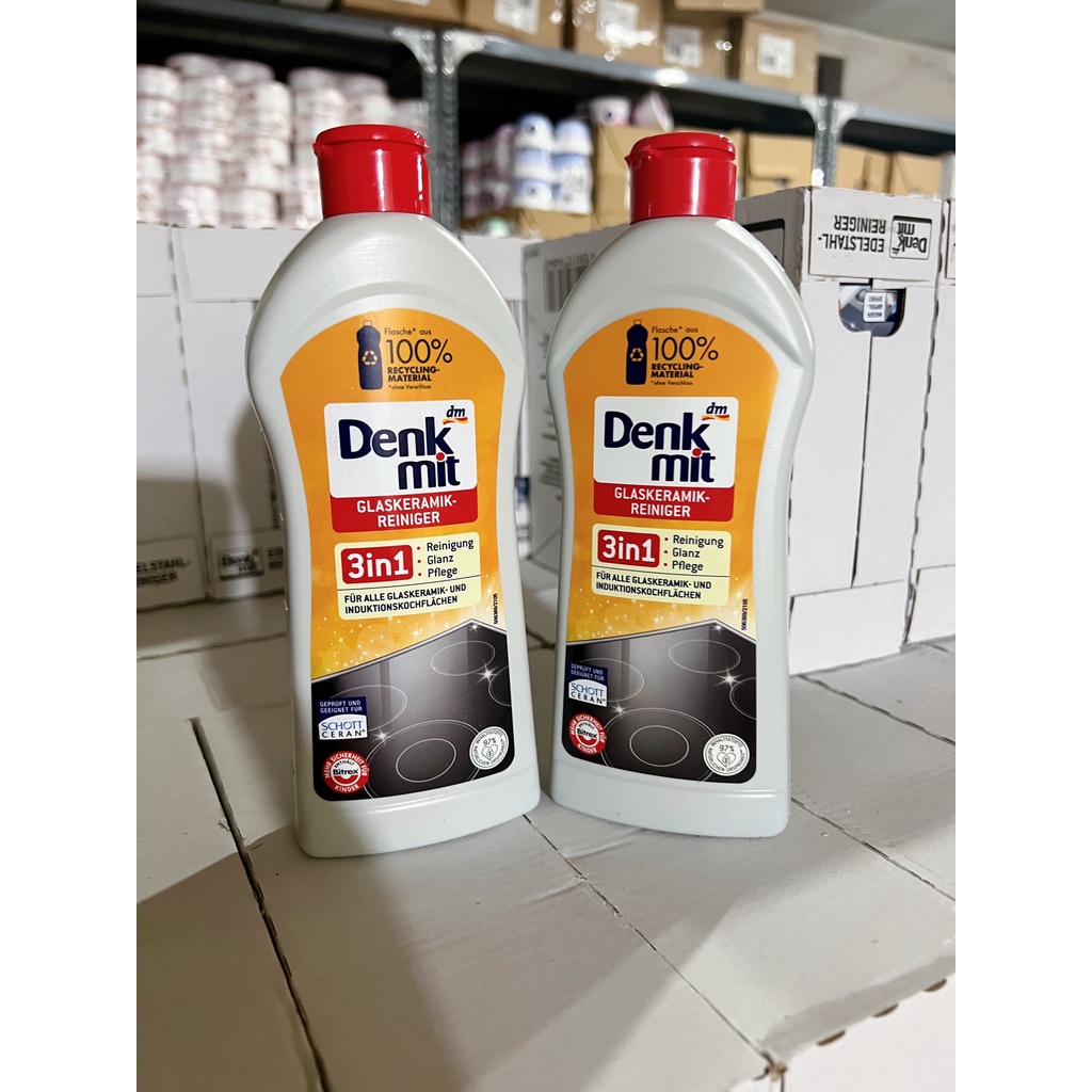 Dung Dịch Vệ Sinh Bếp Từ, Bếp Điện Denkmit, Đức 300ml (Mẫu Mới)