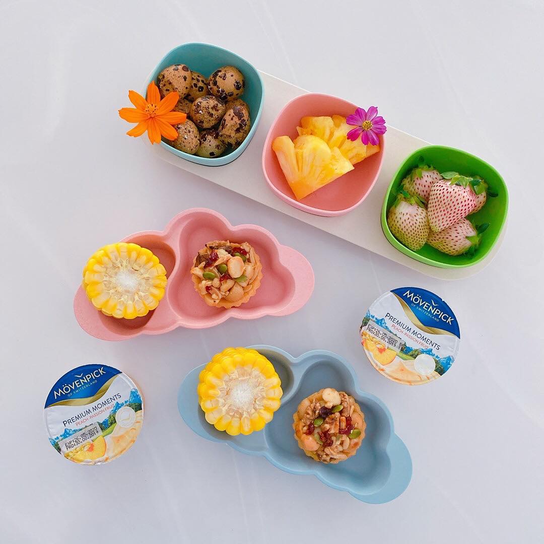 Bát ăn dặm sợi tre hình mây