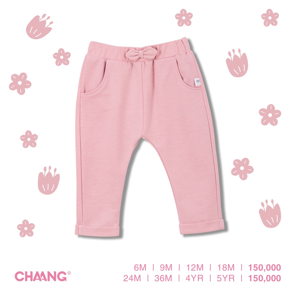 Quần nỉ dài Jungle hồng Chaang