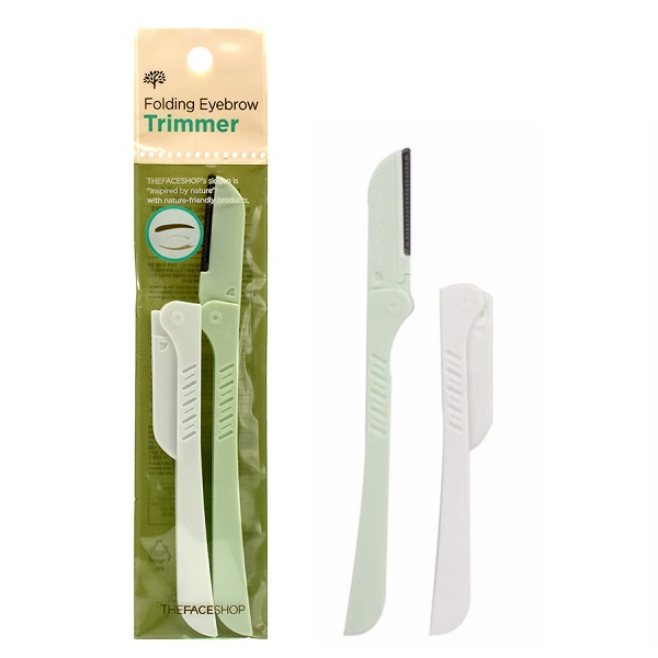 02 set Dao Cạo Lông Mày The Face Shop Folding Eyebrow Trimmer