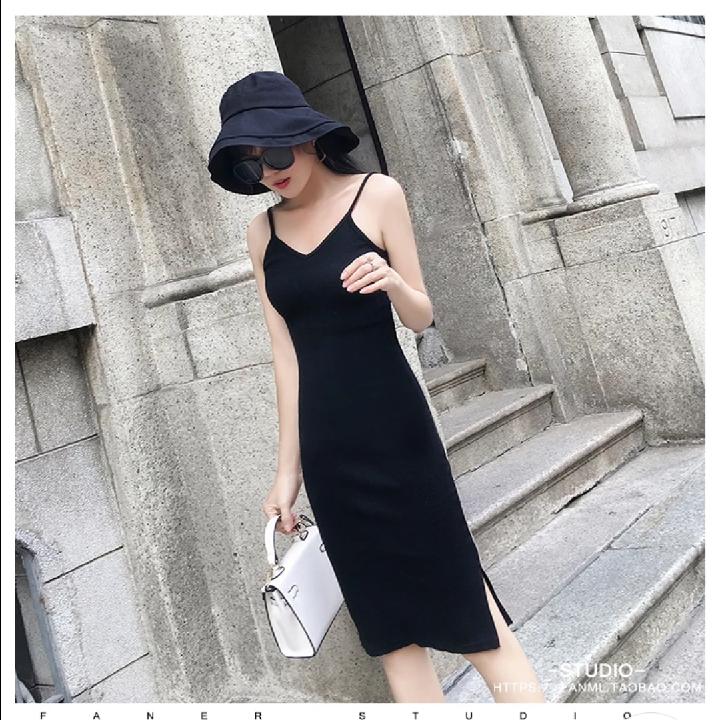 đầm body váy body 2 dây