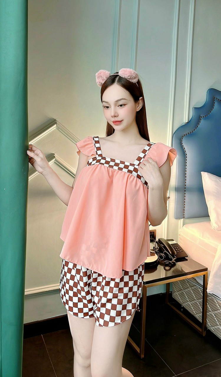[hottrend 2022]Set đồ bộ mặc nhà tay cánh tiên vải Lụa hàn freesize 58kg
