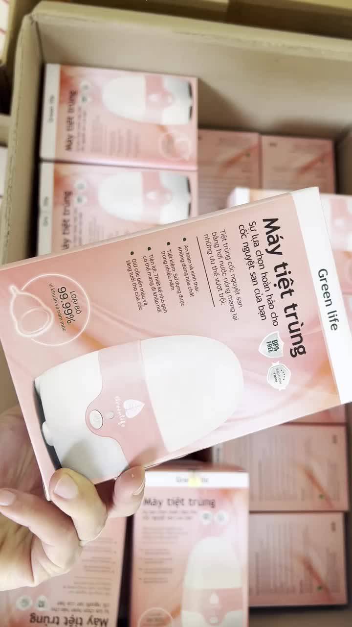 Máy tiệt trùng cốc nguyệt san
