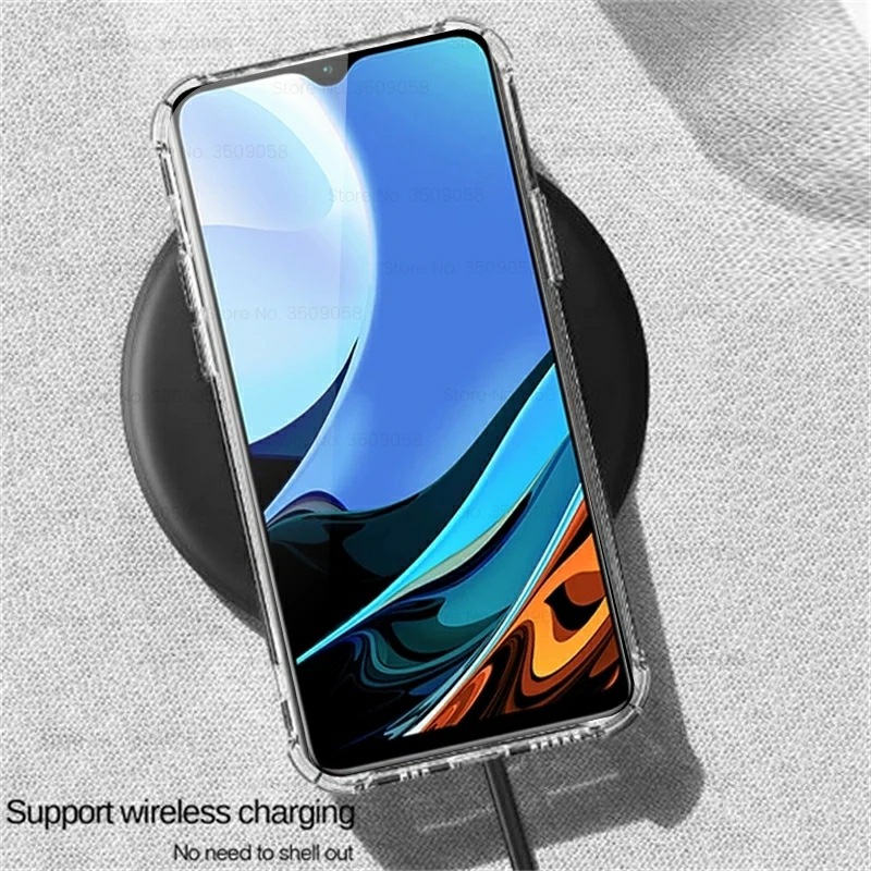 Ốp lưng Xiaomi Redmi 9T / Note 9 4G 2021 dẻo trong suốt lồi 4 góc cao cấp lâu ố vàng