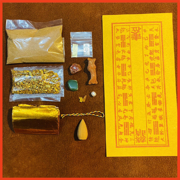Cốt bát hương, bộ thất bảo nạp cốt tượng, bát hương thần tài, Bát hương gia tiên
