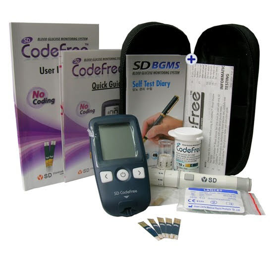 QUE THỬ ĐƯỜNG HUYẾT CODEFREE 50 que