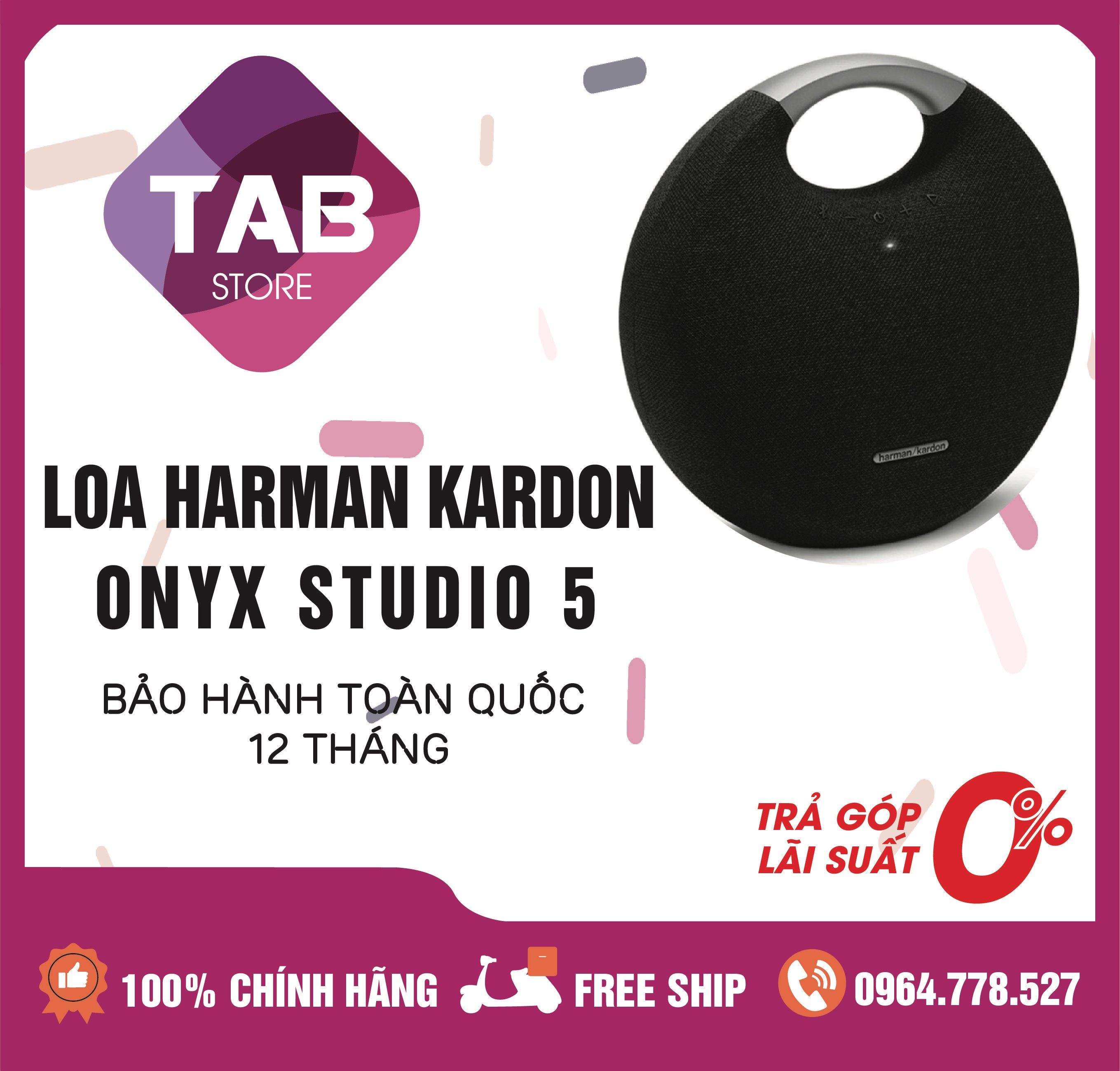[Trả góp 0%]Loa Bluetooth Harman Kardon Onyx Studio 5 - Mới ( Bảo Hành 12T)