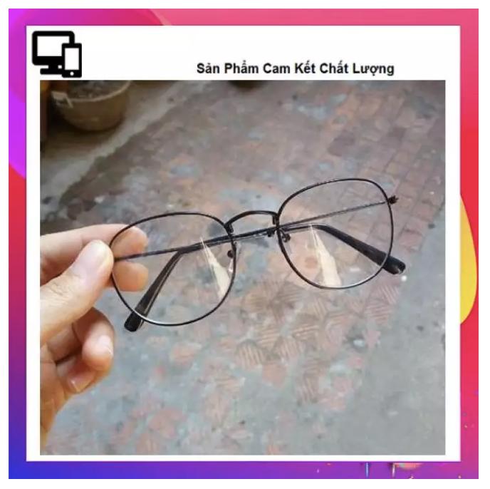 Mắt kính Ngố Nobita Không độ thời trang (Đen)
