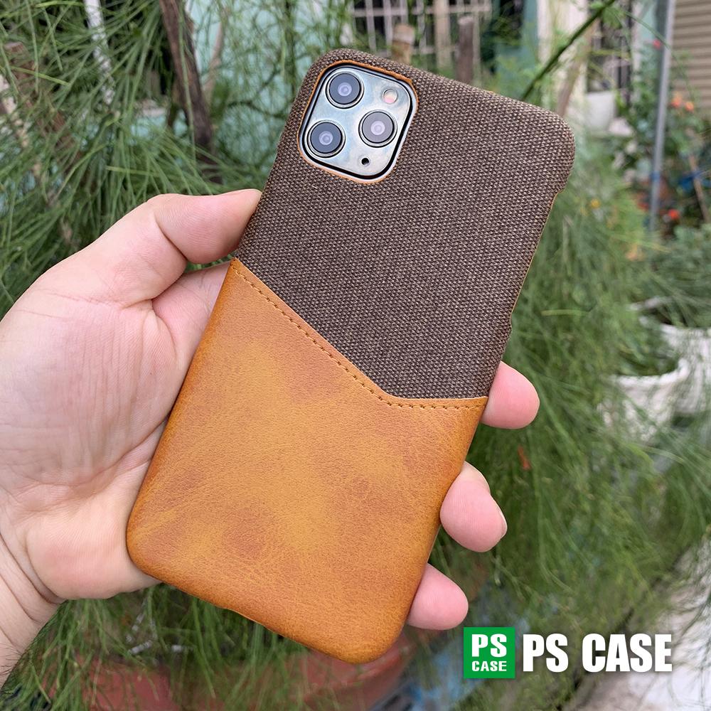 Ốp da vải kiêm ví dành cho iPhone 11 Pro Max - PS Case Phân Phối