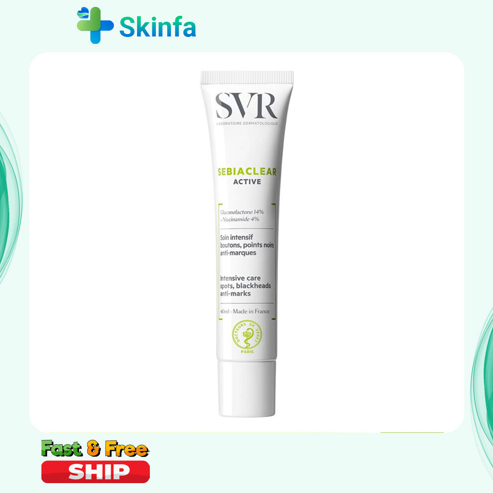 Kem SVR Sebiaclear Active Giảm Mụn và Dầu Nhờn 40ml