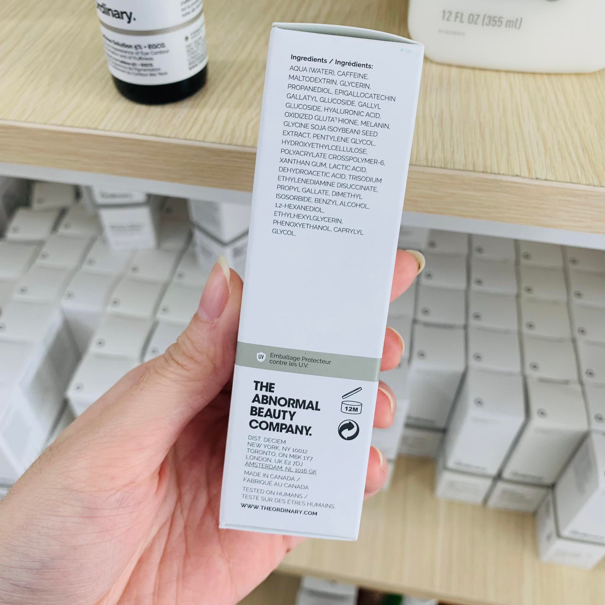 [HCM][Saigon Scent] Tinh chất thâm mắt The Ordinary Caffeine Solution 5% + EGCG ( 30mL )