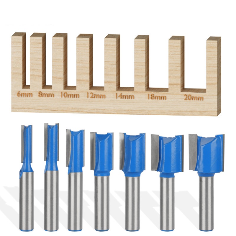 Mũi mài phay gỗ thẳng cốt 8mm