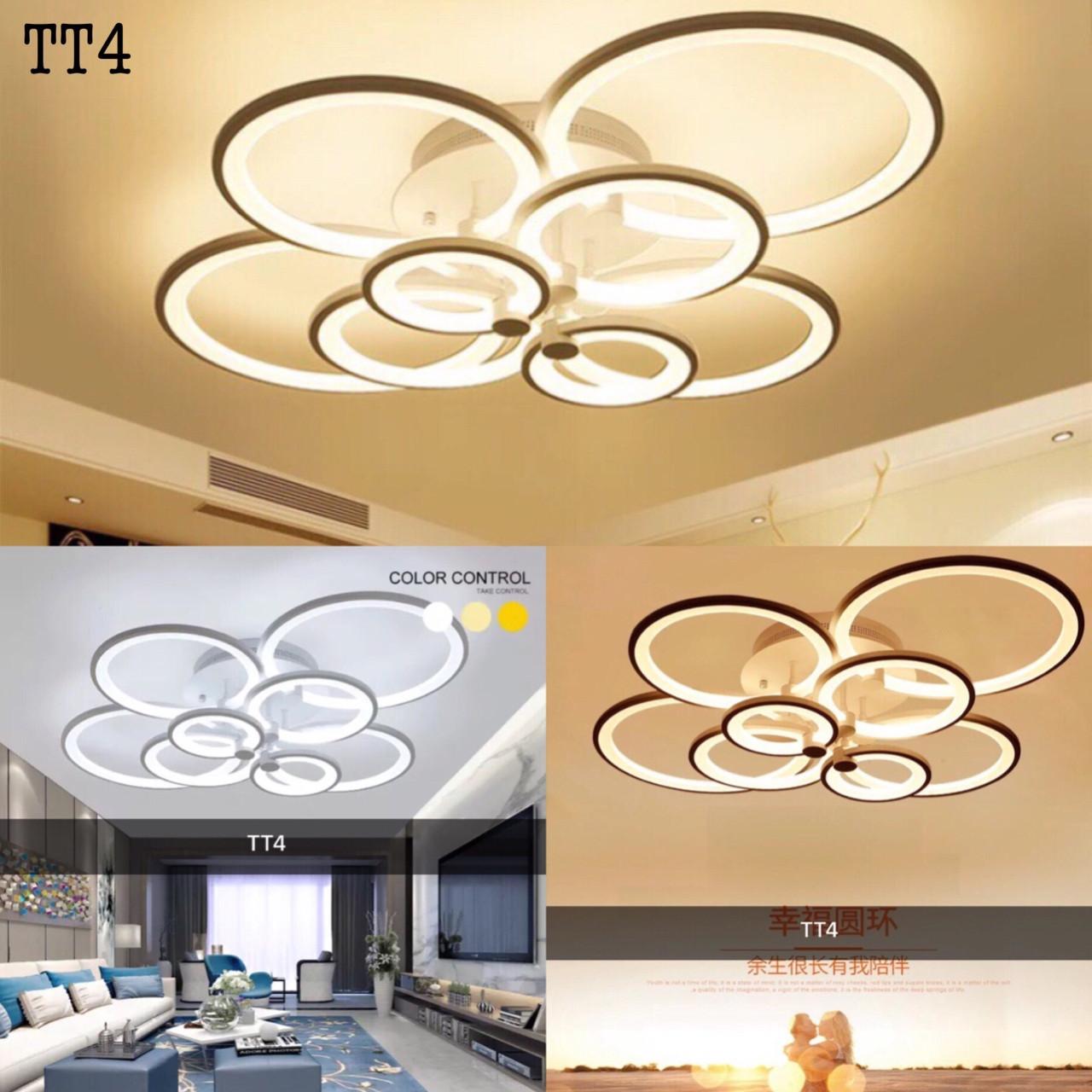 Đèn Chùm Ốp Trần Led Hiện Đại TT4