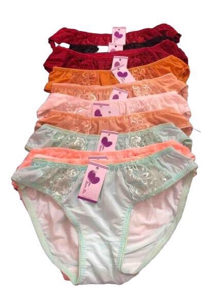Combo 5 quần thun lót thun lạnh, phối ren, chất liệu co giãn