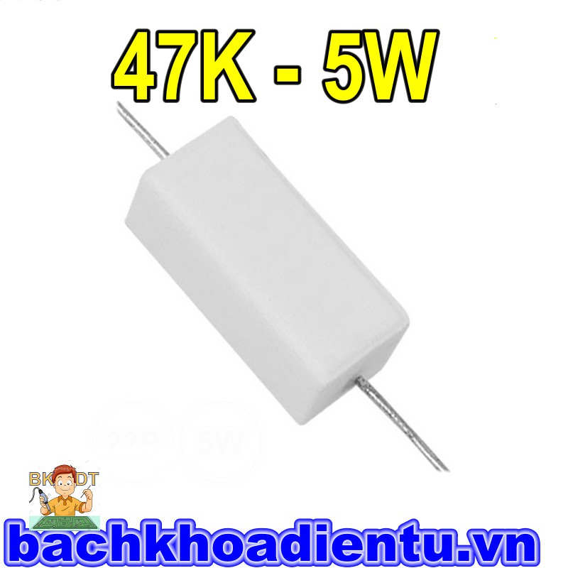 Combo 5 chiếc Điện trở 5W 47K chất lượng tốt