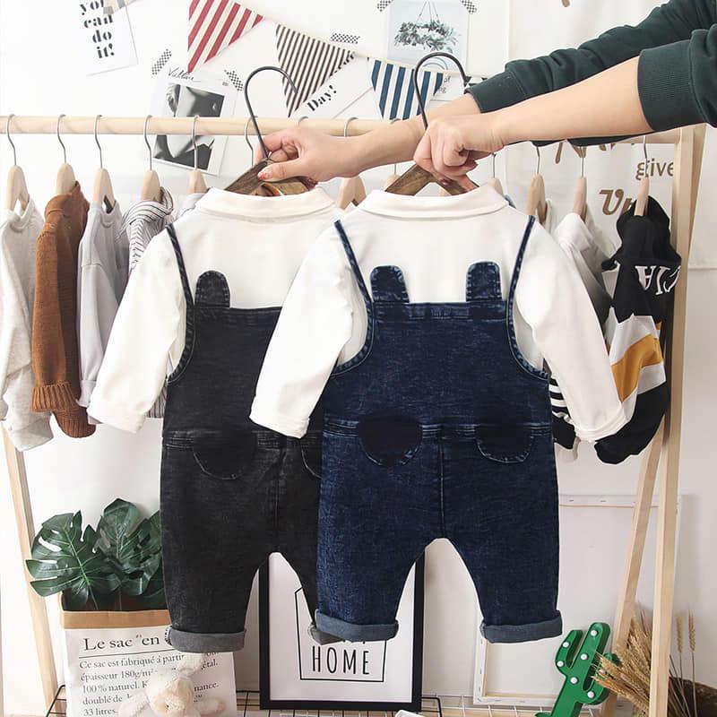 [LOẠI1] YẾM BÒ TAI THỎ KÈM ÁO CHO BÉ YÊU(6-18KG)