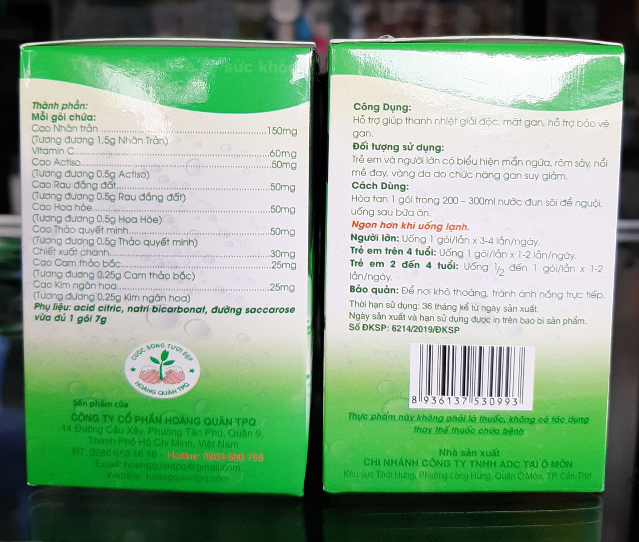 NHÂN TRẦN BELAR COOL ( hỗ trợ mát gan thanh nhiệt, giải độc gan)