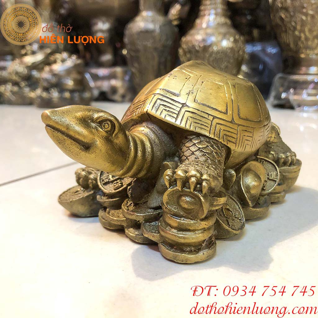 Tượng Rùa Phong Thủy Bằng Đồng Trấn Trạch- Tăng Vượng Khí, Bảo Vệ Gia Chủ
