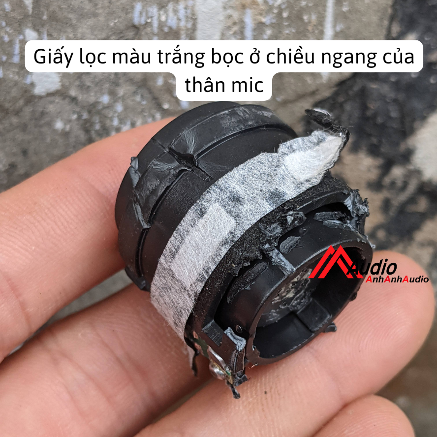 Côn mic K8 UGX9 loại từ neo lỏi mic bên trong theo thiết kế âm học giá 1 cái