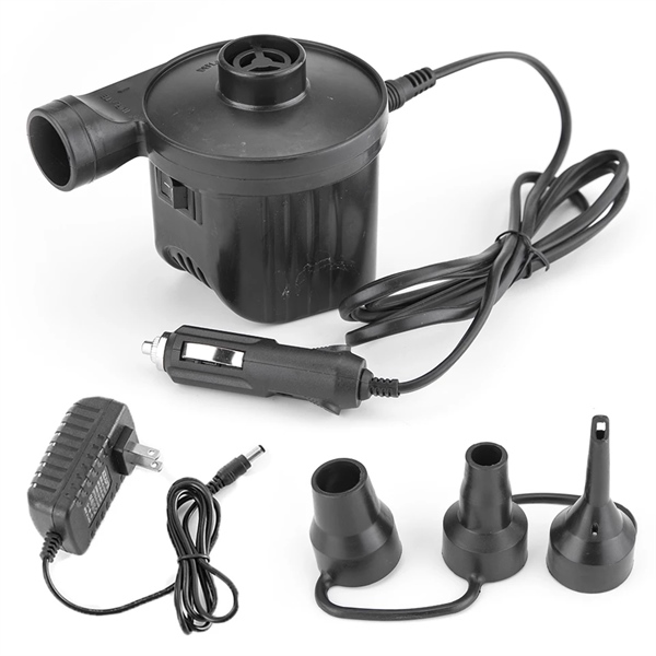 Máy bơm nệm hơi cho xe oto 12v tặng kèm adapter 220v