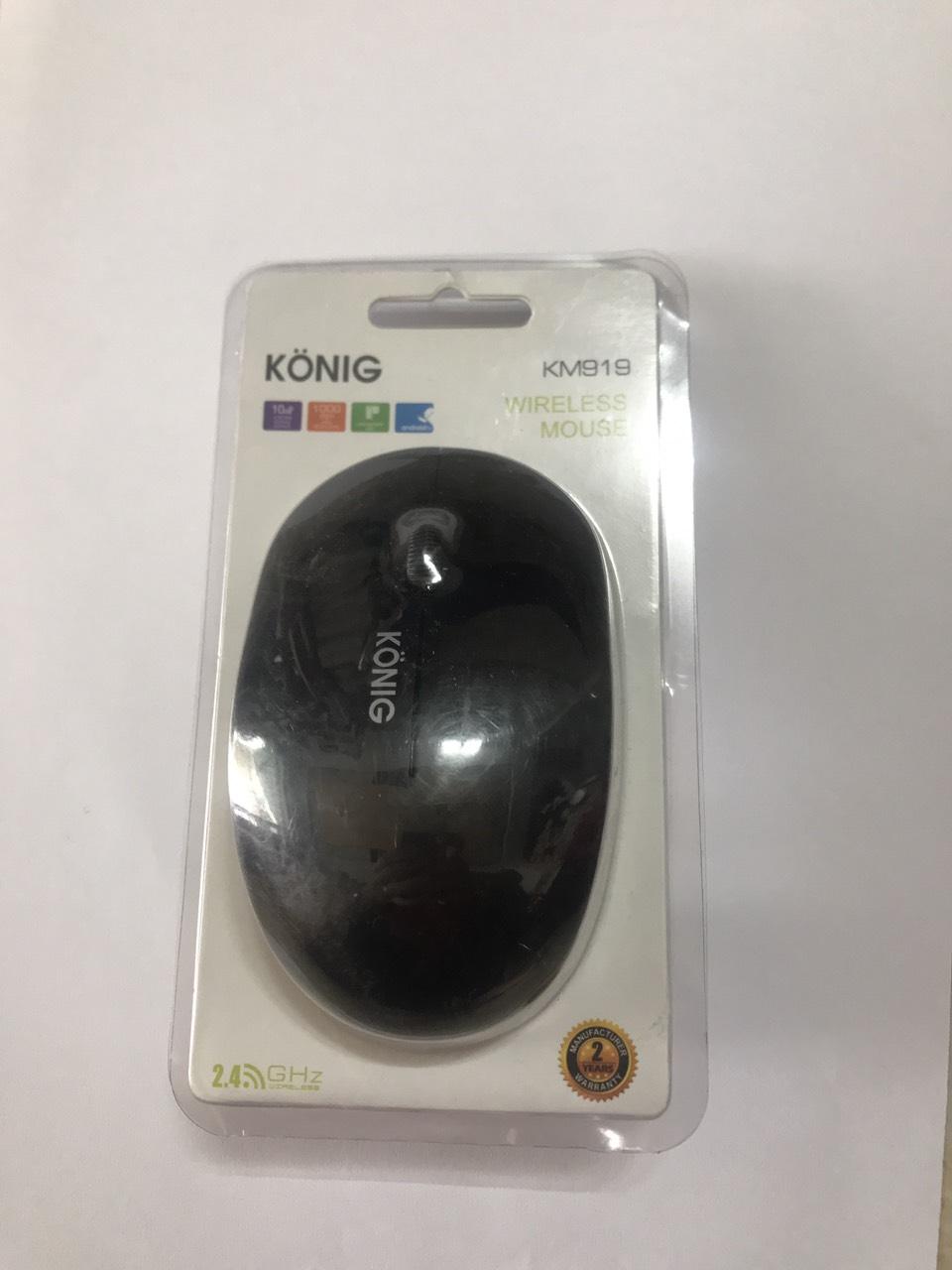 Chuột Không Dây KONIG KN868 (Đen)