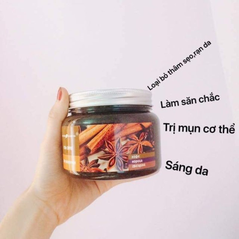 Tẩy Da Chết Body Quế Hồi Làm Săn Chắc Da Và Trị Mụn giá rẻ
