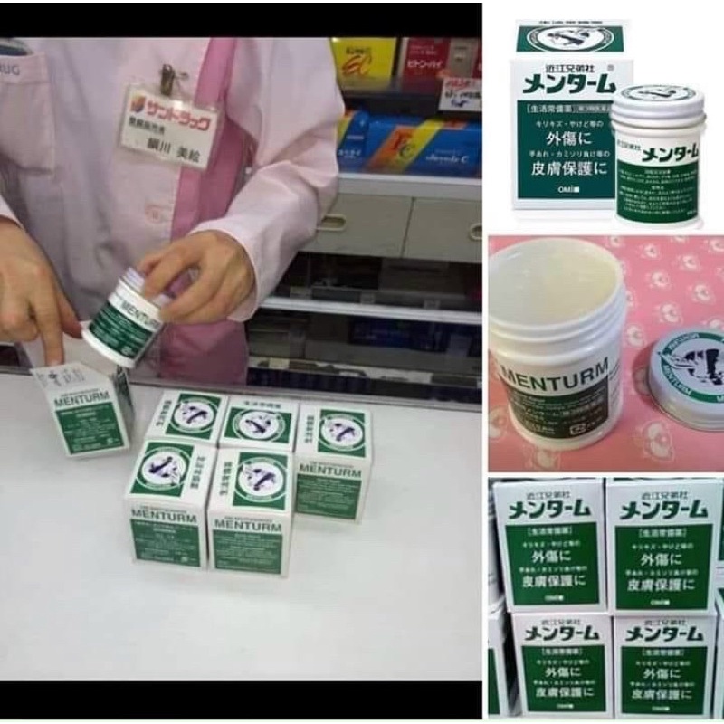 Dầu cù là Nhật Bản Omi Menturm 85g