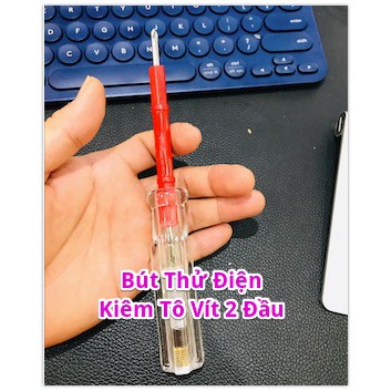 Bút thử điện kiêm tô vít 2 đầu - td021