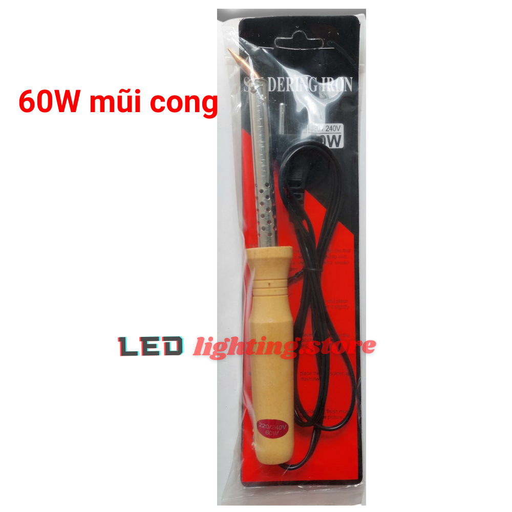 Mỏ hàn Chì Cán Gỗ HP - 40W - 60W - 80W - 100W