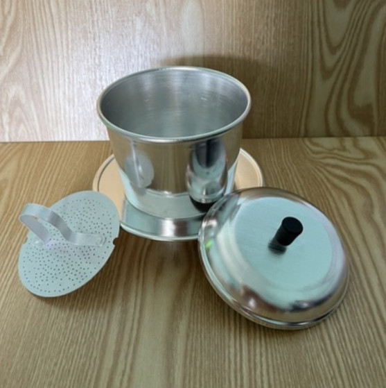 Phin pha cà phê nhôm cỡ lớn pha 200gr cà phê (loại tốt) [Khách khắc logo vui lòng liên hệ shop]