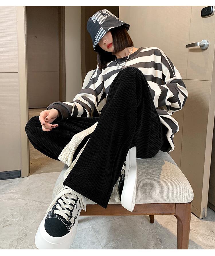Quần ống rộng NỈ NHUNG TĂM dày đẹp ấm áp, có size đại bigsize 102KG, kiểu dáng hot trend năm nay, unisex, chưa từng làm ai thất vọng