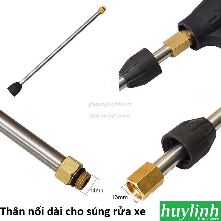 Thân nối dài súng cho máy rửa xe ren 14
