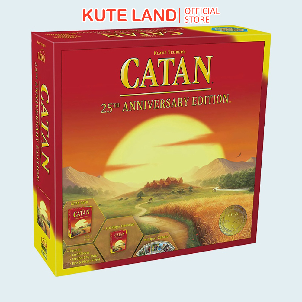 Bộ Trò Chơi Catan Board Game 25th Anniversary Bản Tiếng Anh