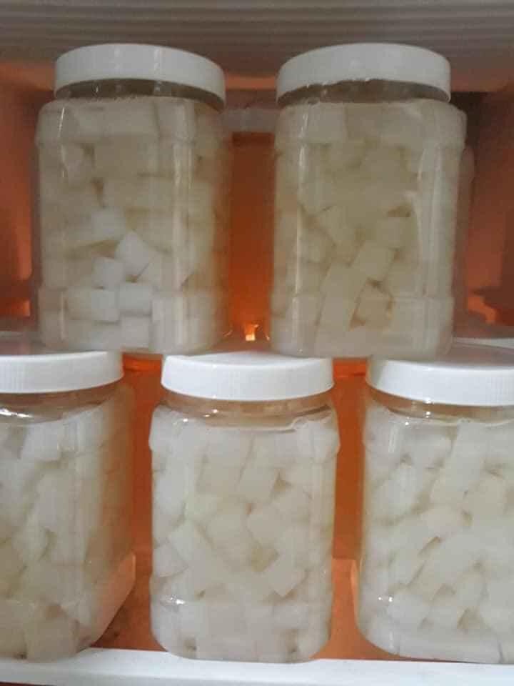 THẠCH DỪA THÔ ÉP KHÔ ( THẠCH DỪA THÔ) 1 bịch 500gr
