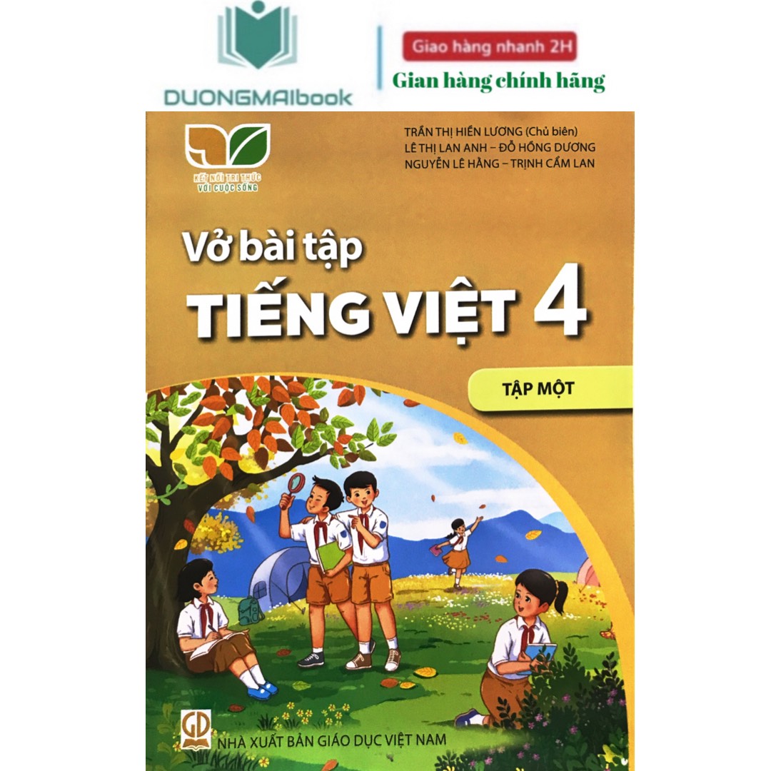 Sách - Vở bài tập Tiếng Việt 4 mới 2023 - Kết nối tri thức với cuộc sống