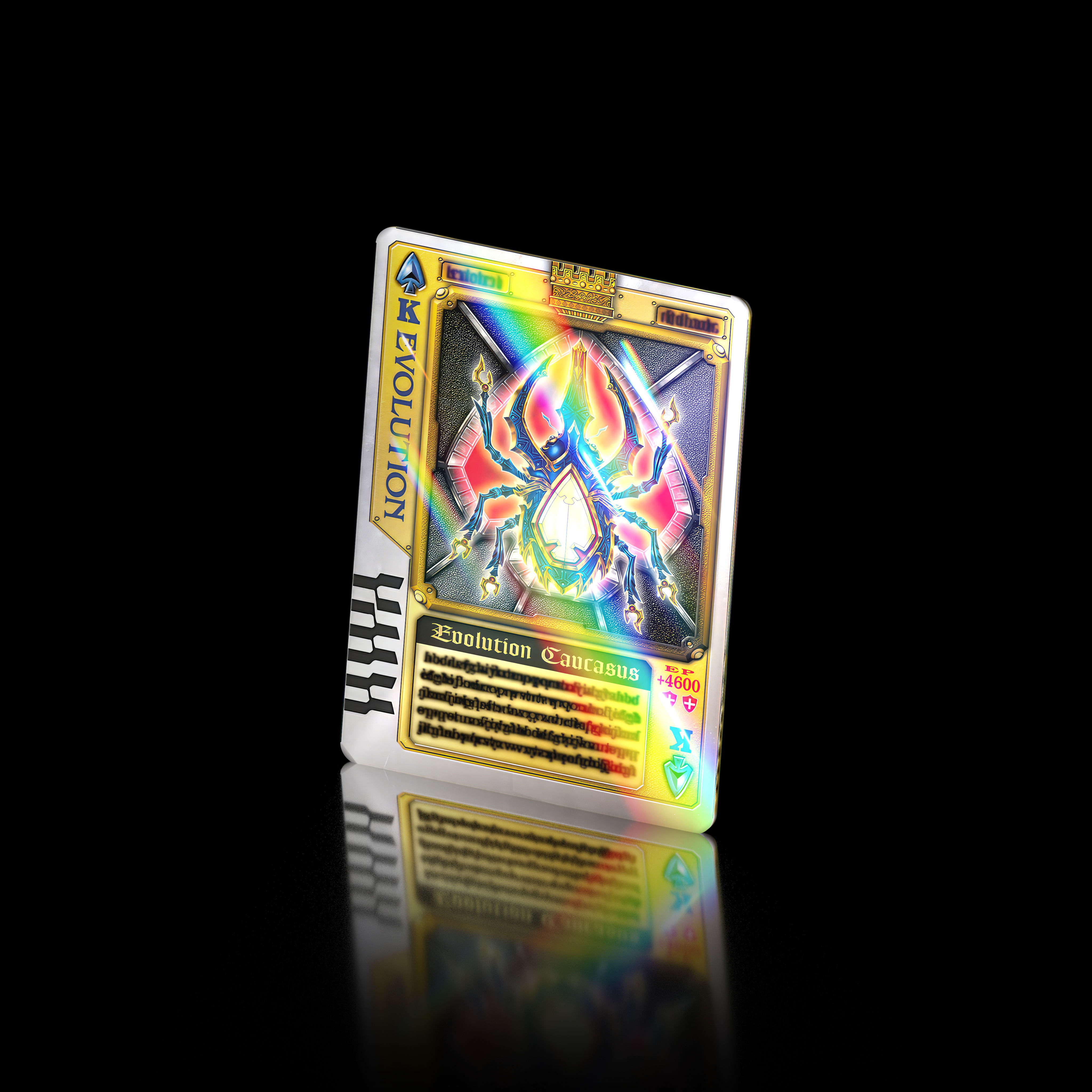 [Độc Quyền Phản Quang 7 Màu] Thẻ Bài Kamen Rider Blade Rouse Card